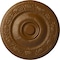 Ekena Millwork Neuveau Ceiling Medallion (Fits Canopies up to 6 3/8"), Hand-Painted Smokey Topaz, 24 1/4"OD x 2"P CM24NASTF - alternate 1